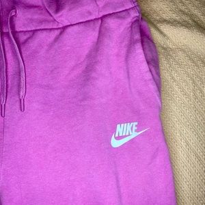 Pink Nike joggers
